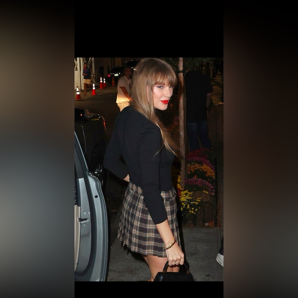 Taylor Swift Plaid Skirt